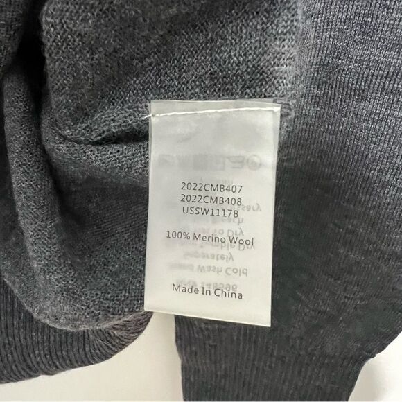 Universal Standard Grey Melange City Wool Cardigan - Picture 7 of 8